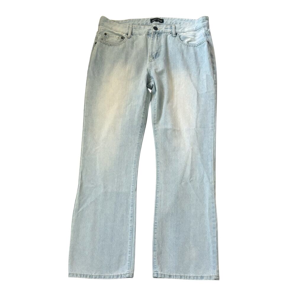 Aeropostale Light Wash Slim Bootcut Jeans Mens Size 36/32